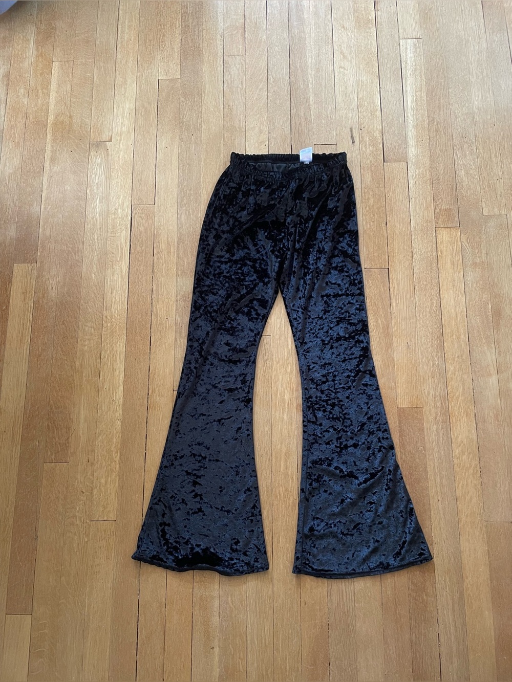 Xhilaration Black Velvet Flare Pants